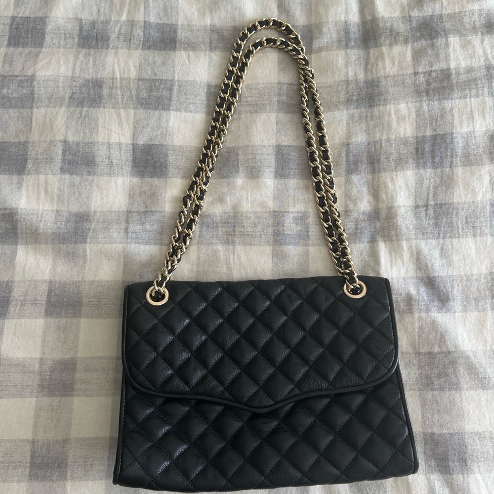 Rebecca Minkoff Quilted Leather Double Chain Purse